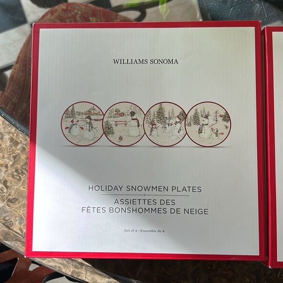 William Sonoma snowman salad plates - Picture 5 of 5